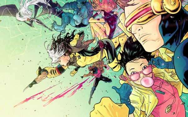 Cyclops,X men,Marvel Comics,jærv,Rouge,Jubilee