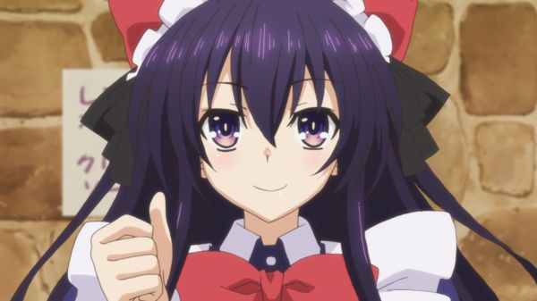 Yatogami Tohka,cabelo longo,cabelo roxo,Data de um show,Anime,Meninas anime