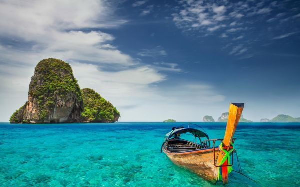 landscape,sea,bay,water,nature,boat