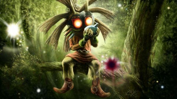 Легендата на Zelda Маска Majora на,skull kid,Легендата на Zelda,видео игри