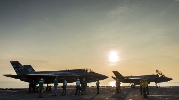 35 Relâmpago II,3840x2160 px,Avião,porta-aviões,Lutador de jato,Lockheed Martin F