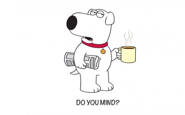 cartoon,dog,Brian,Family Guy,line art,coffee