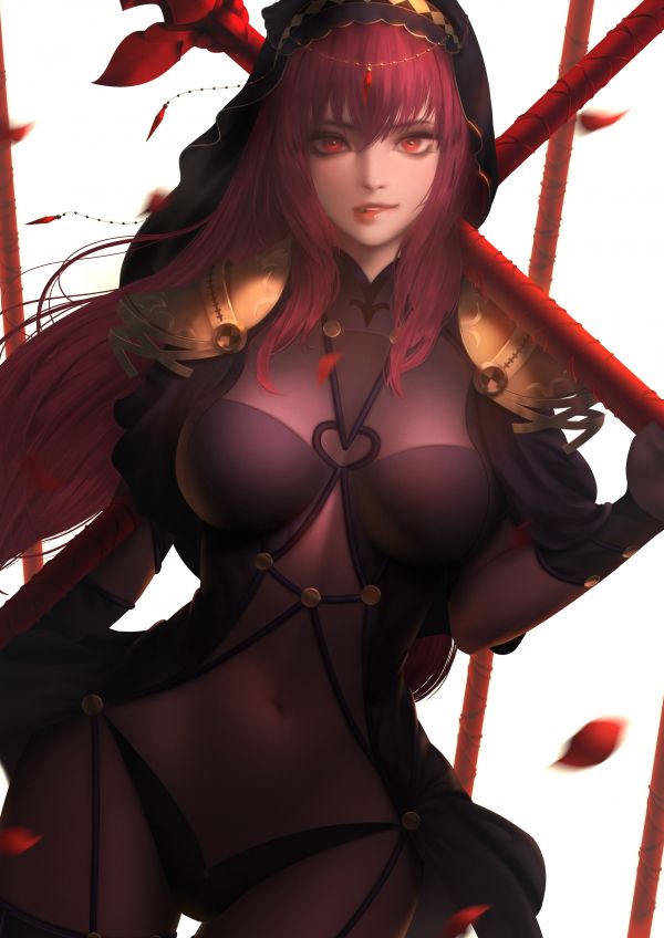 Scathach Fate Grand Order,Lancer Fate Grand Order,Fate Grand Order,Fate Series,anime girls,women