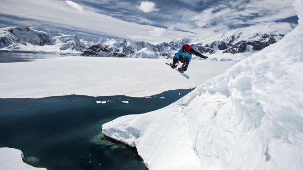 sports, mountains, nature, snow, winter, water