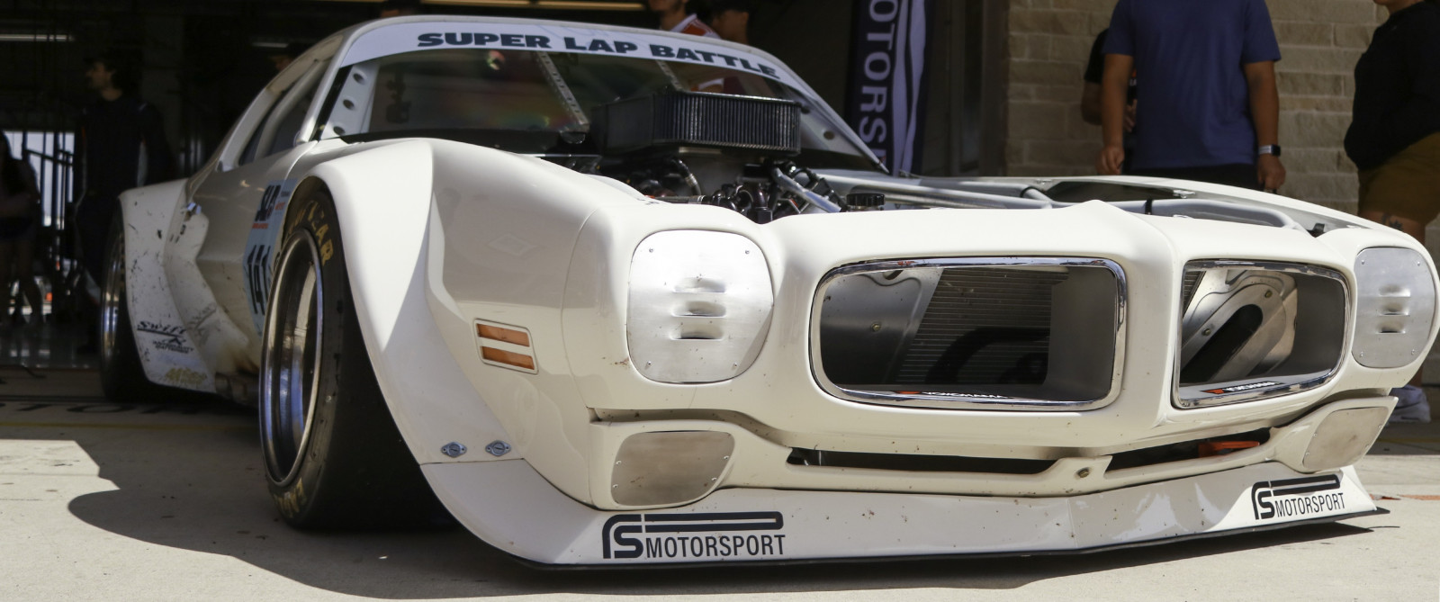 trans am, Pontiac, bil, front angle view