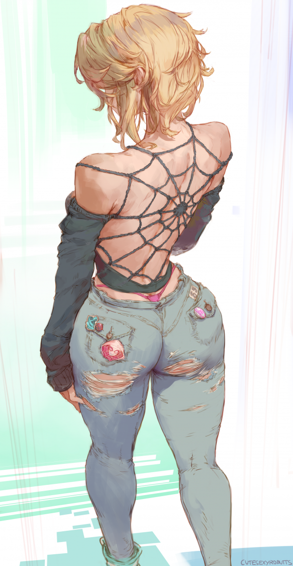 digitální umění,umělecká díla,ilustrace,ženy,zadní,cutesexyrobutts