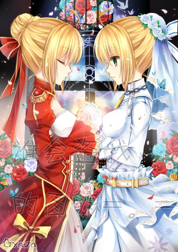 Anime,Filles anime,Série Fate,Fate Extra,Fate Extra CCC,Grand ordre du Grand