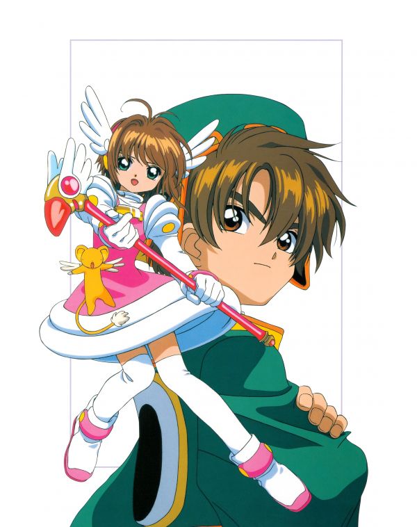 Kinomoto Sakura,Cardcaptor Sakura,Syaoran Li,anime,anime tytöt,anime pojat