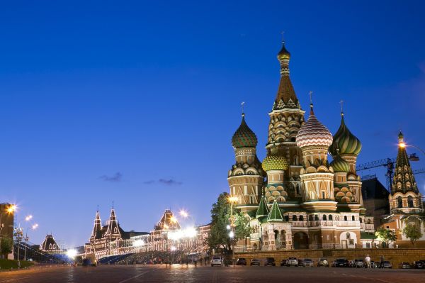 Stadt,Stadtbild,Nacht-,Gebäude,Tourismus,Moskau