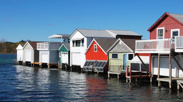 boat houses,Canandaigua