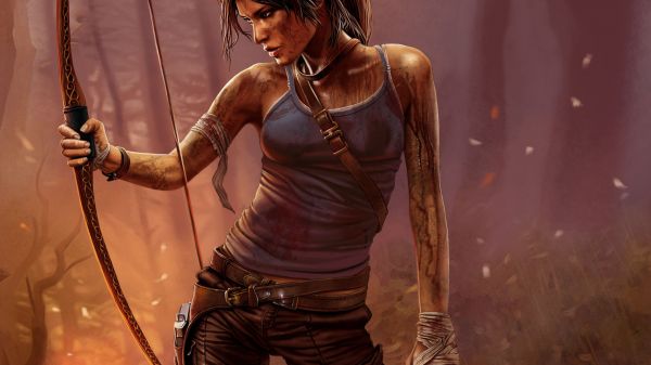 Gry wideo, Lara Croft, Tomb Raider, Grób raider 2013, mitologia, mięsień