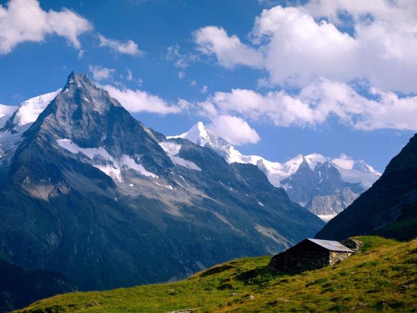 paysage,Montagnes,colline,la nature,herbe,ciel