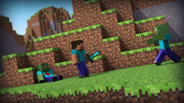 kir,1920x1080 piksel,4d,sinema,Ot,Minecraft