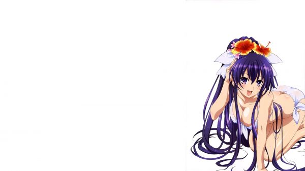 anime, animemeisjes, Date A Live, ezel, artwork, paars haar