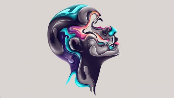 face,illustration,profile,cartoon,head,paint