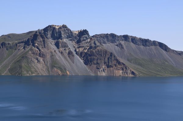 Changbai Mountain,mountain top,bergspass,sjö distriktet