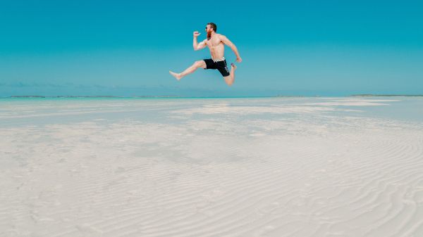 fotografie,zee,zand,jumping,strand,broodmager