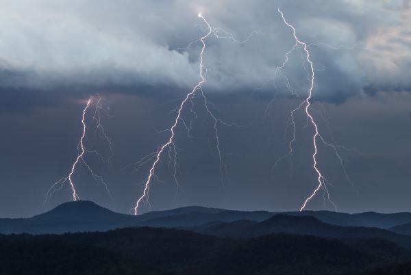 landskab,bjerge,storm,torden storm,lyn,natur