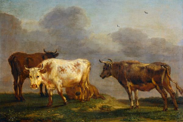 Animal de ferme,Vaches de montagne,La peinture