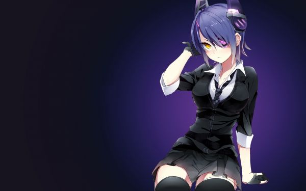 anime, fete anime, Colectia Kantai, Tenryuu KanColle, captură de ecran, tapet de calculator