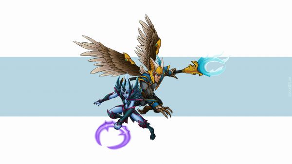 hình minh họa,hoạt hình,Dota 2,Côn trùng,Rồng,Skywrath Mage