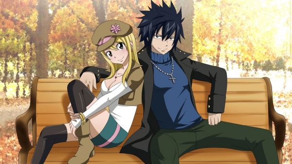 1920x1080 px,anime,Eventyr,Fullbuster Gray,Heartfilia Lucy