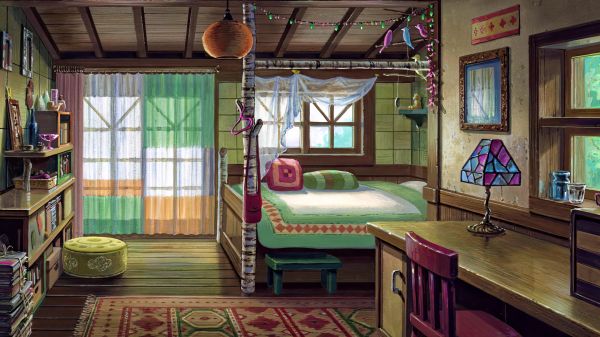 Stills de filme,interior,Anime,Quando Marnie estava lá,Estúdio Ghibli,filmes animados