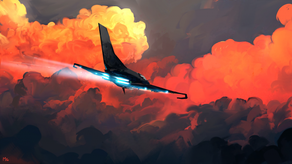 digital art,aircraft