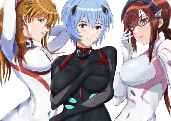 动漫, 动漫女孩, Super Robot Taisen, Rebuild of Evangelion, 霓虹创世纪福音战士, Ayanami Rei