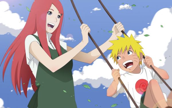 แกว่ง,นารูโตะ,naruto shippuden,Uzumaki Kushina,นารูโตะ uzumaki,ท้องฟ้า