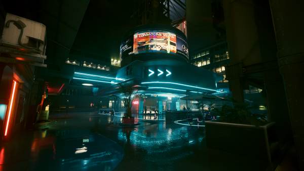 kota,cyberpunk,malam,CD Projekt RED,Video Game Art,screen shot