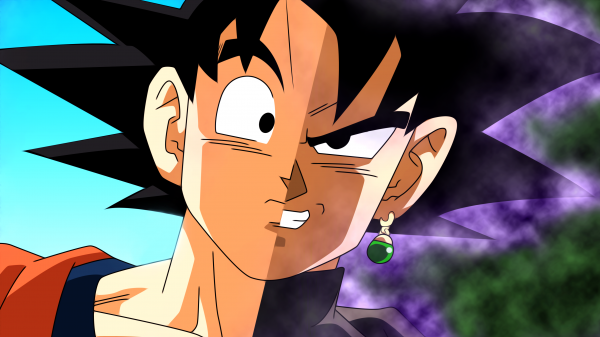 illustrazione,anime,cartone animato,Son Goku,Dragon Ball Super,nero Goku