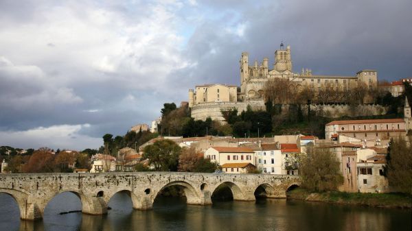 Paisagem urbana,construção,Turismo,castelo,ponte,rio