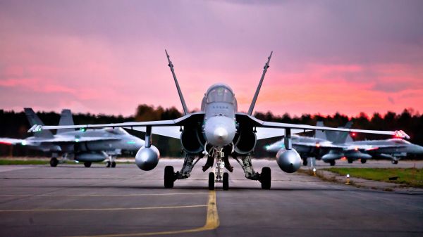 2560x1440 px,Finnish Air Force,McDonnell Douglas F A 18 horzel,leger