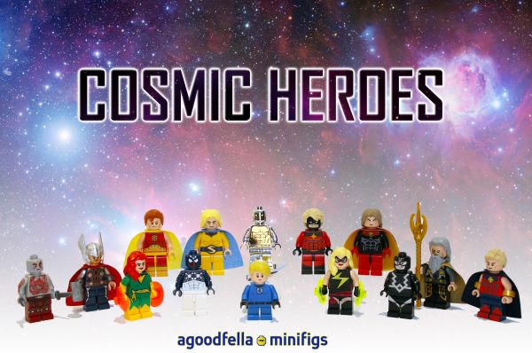 vidunder,kosmisk,LEGO,silversurfer,Odin,Thor