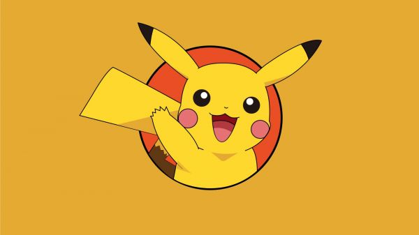 Anime,ilustración,logo,amarillo,dibujos animados,Pokemon