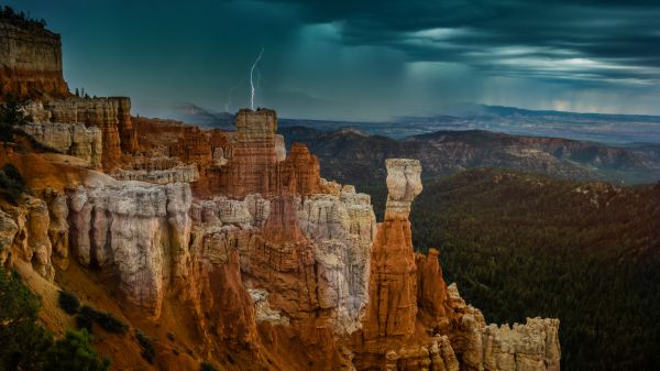 Trey Ratcliff,fotografia,panorama,montanhas,céu,Pedras