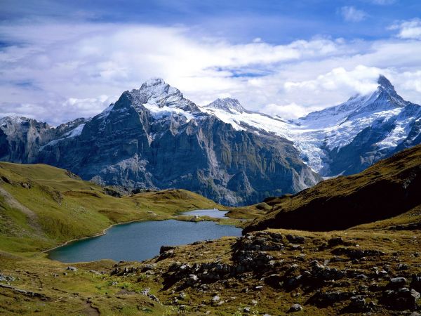 panorama,montanhas,Colina,lago,agua,natureza