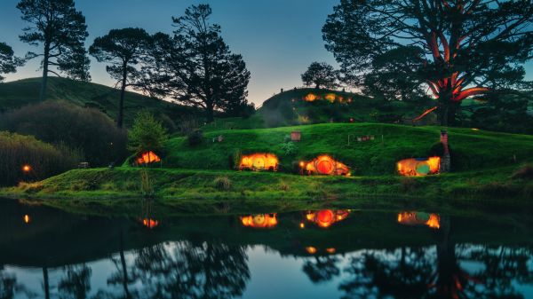 Trey Ratcliff,fotografia,krajobraz,4k,Nowa Zelandia,Natura