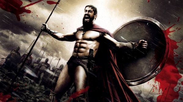 sangue,guerriero,re,300,Leonidas,Gerard Butler