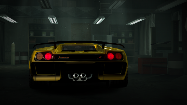 Garaż,Potrzeba prędkości,Need for Speed ​​World,samochód,pojazd,Lamborghini Diablo