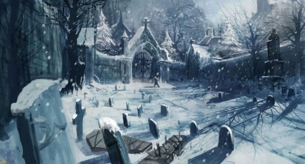 Castlevania Lords of Shadow,videogiochi,3000x1618 px,concept art