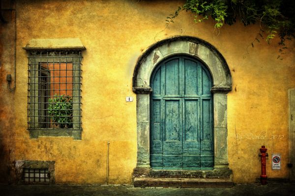 Italie,porte,maison,fenêtre,Photoshop,Ventana