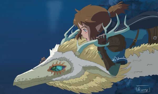 drak,loong,The Legend of Zelda Tears of the Kingdom,Zelda,Odkaz,Studio Ghibli