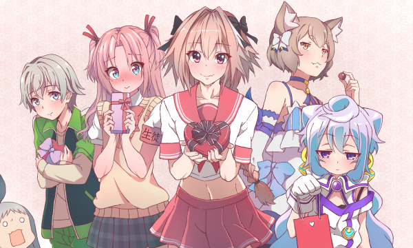 Astolfo Fate Apocrypha,Argail Felix,Kanzaki Hideri,Hime Arikawa,토 츠카 사이카,Hacka doll