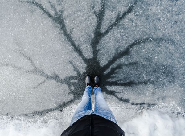 Lac,eau,la nature,ciel,hiver,neige