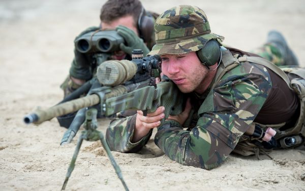 weapon, sniper rifle, men, soldier, military, army