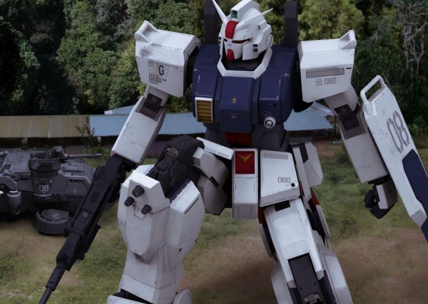 Gundam Ground Type,Mobile Suit Gundam La 08a MS team,anime,mech,Super Robot Taisen,Gundam