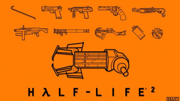 Half Life 2,trò chơi điện tử,1920x1080 px,trái cam,Tổng công ty Van,Vũ khí