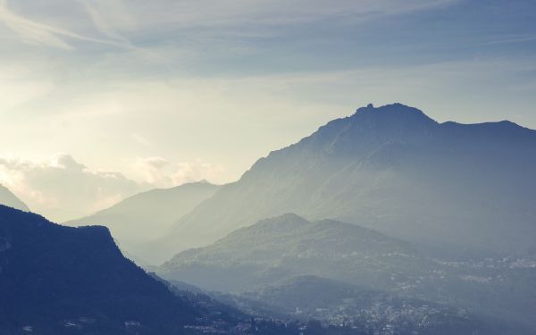 pemandangan,bukit,alam,sinar matahari,langit,salju